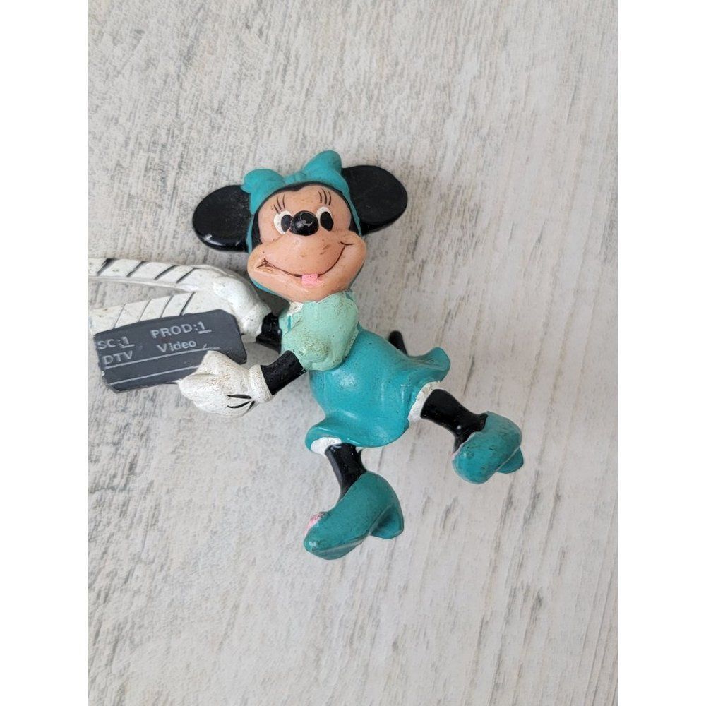 Minnie‎ Mouse video tape recorder set toy figure Disney
